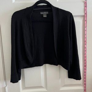 Cropped Cardigan Sweater.  Size Large.
